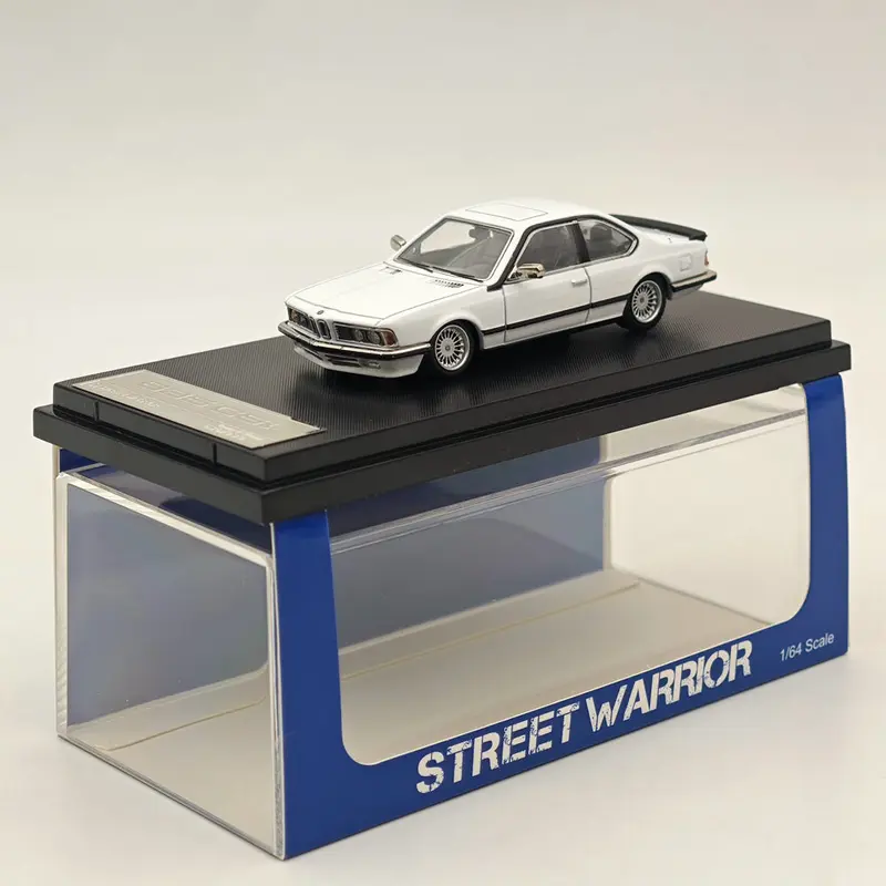 1/64 SW E24 6 Series 635 CSI White Diecast Models Car Collection