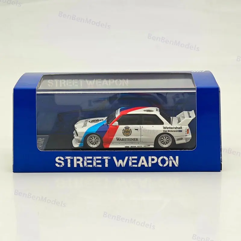1/64 SW LTO E30 M3 - Warsteiner Racing White Diecast Model Car Collection