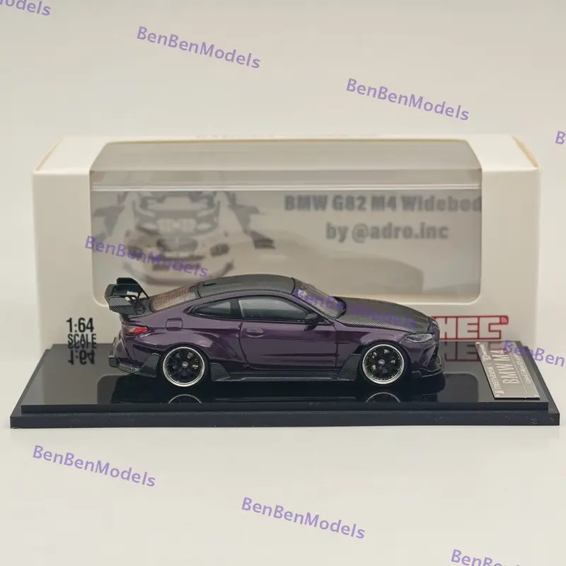1/64 SW M4 Purple Diecast Models Car Limited Collection