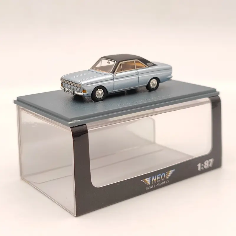 1/87 NEO SCALE MODELS Taunus P6 Coupe Blue Resin Toy Car Limited Collection Gift