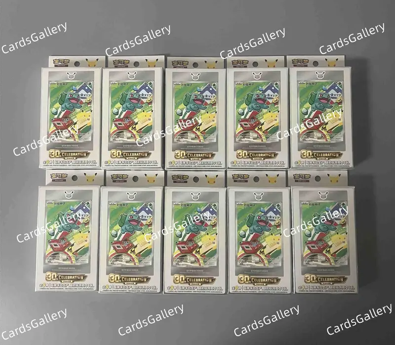 10 x Pokémon S-Chinese 30th Anniversary First Partner Set Vol1 Sealed Boxes