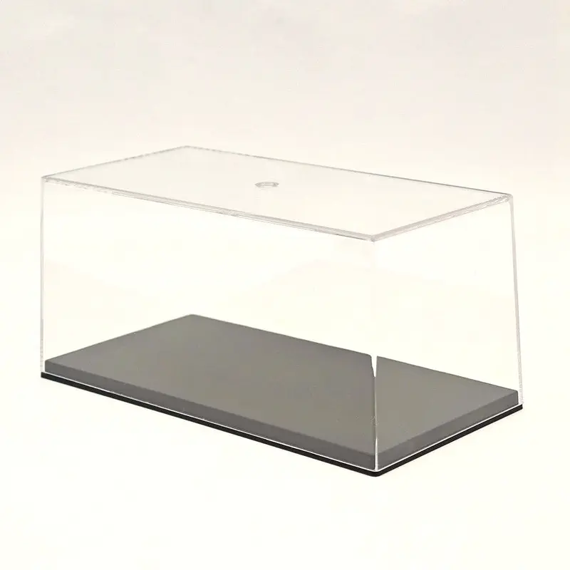 15.3cm 6'' Acrylic Boxes Display Case Stand Box Storing Transparent DustProof for 1