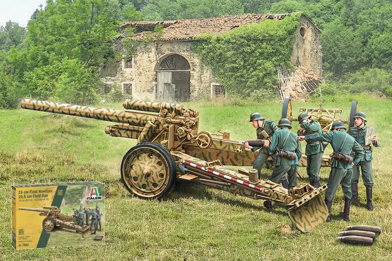 15 cm FIELD HOWITZER 10,5 cm FIELD GUN KIT 1