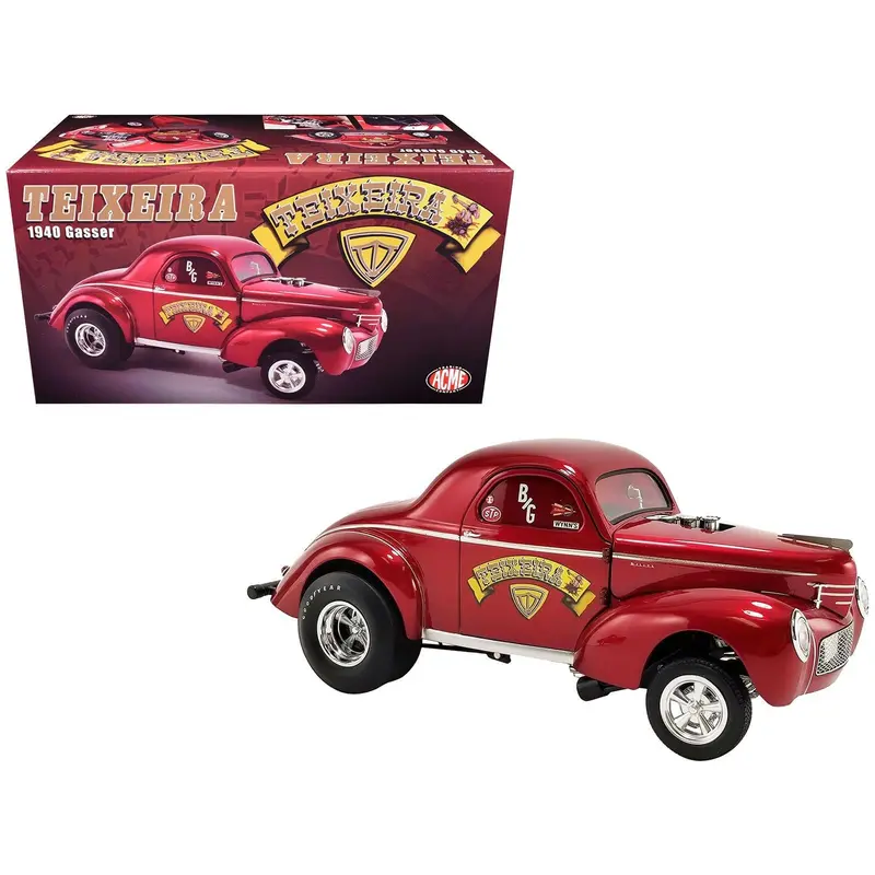 1940 Gasser "Patriot" American Flag Livery Limited Edition to 300 pieces Worldwide 1/18 Die Cast Model Car by ACME