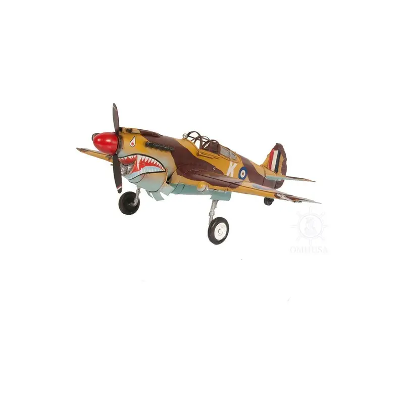 1941 Curtiss Hawk 81A Metal Handmade Scaled Model