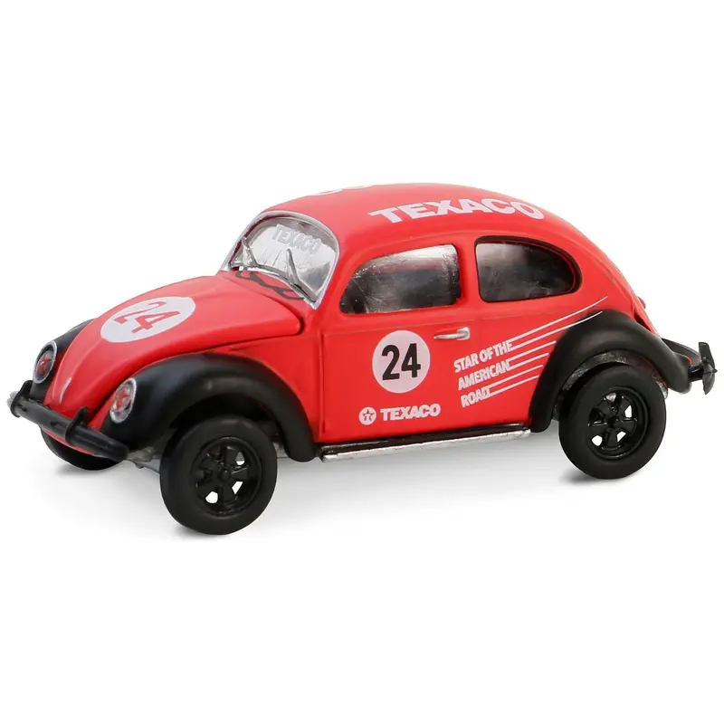 1950 Volkswagen Split Window Beetle #24 Red "Texaco" "Club Vee-Dub" Series 19 1/64 Diecast Model Car by Greenlight