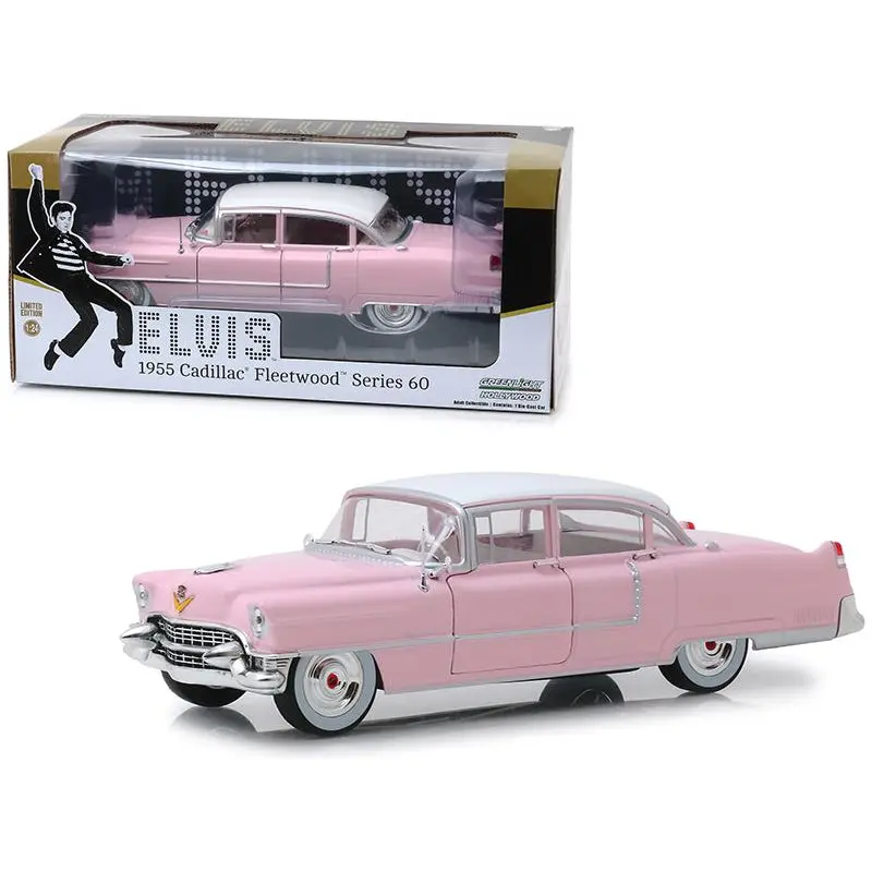 1955 Cadillac Fleetwood Series 60 "Pink Cadillac" Elvis Presley (1935-1977) 1/24 Diecast Model Car by Greenlight