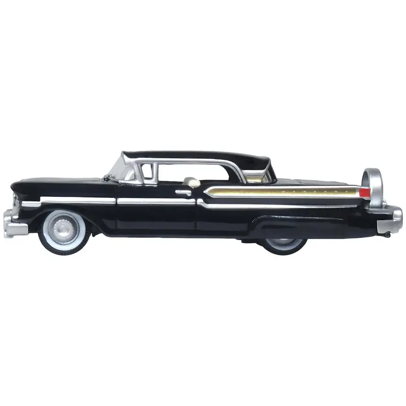 1957 Mercury Montclair Tuxedo Black 1/87 (HO) Scale Diecast Model Car by Oxford Diecast