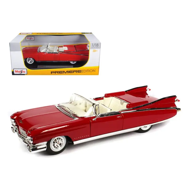 1959 Cadillac Eldorado Biarritz Red 1/18 Diecast Model Car by Maisto