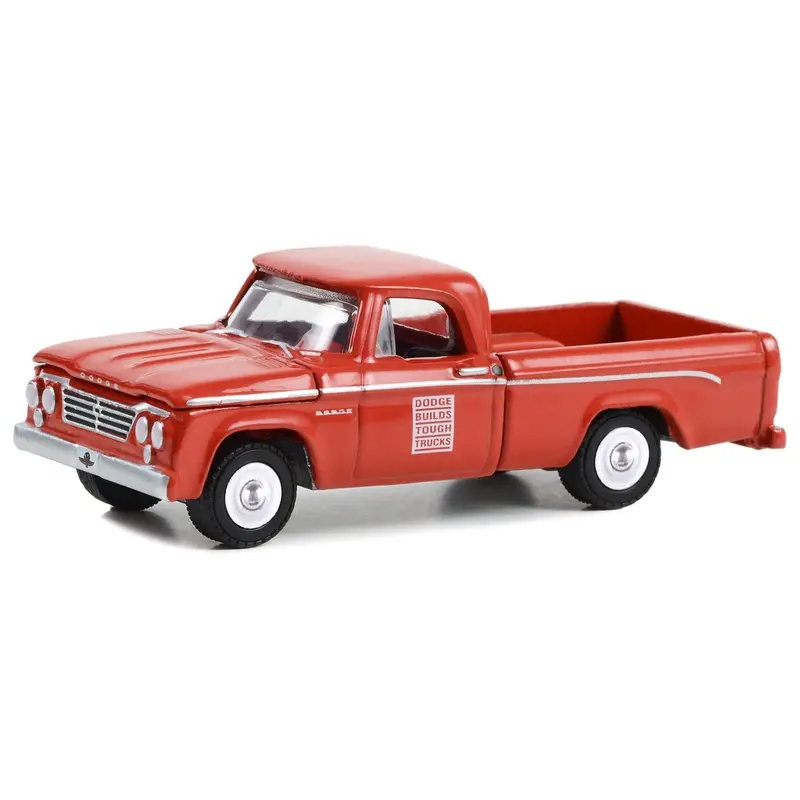 1963 Dodge D-100 Pickup Truck "47th International 500 Mile Sweepstakes - Indianapolis 500 Official Truck" Red "Hobby Exclusive" Series 1/64 Diecast Model Car by Greenlight