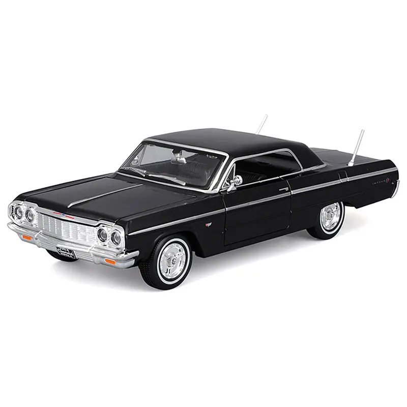 1964 Chevrolet Impala SS Black "Special Edition" Series 1/26 Diecast Model Car by Maisto