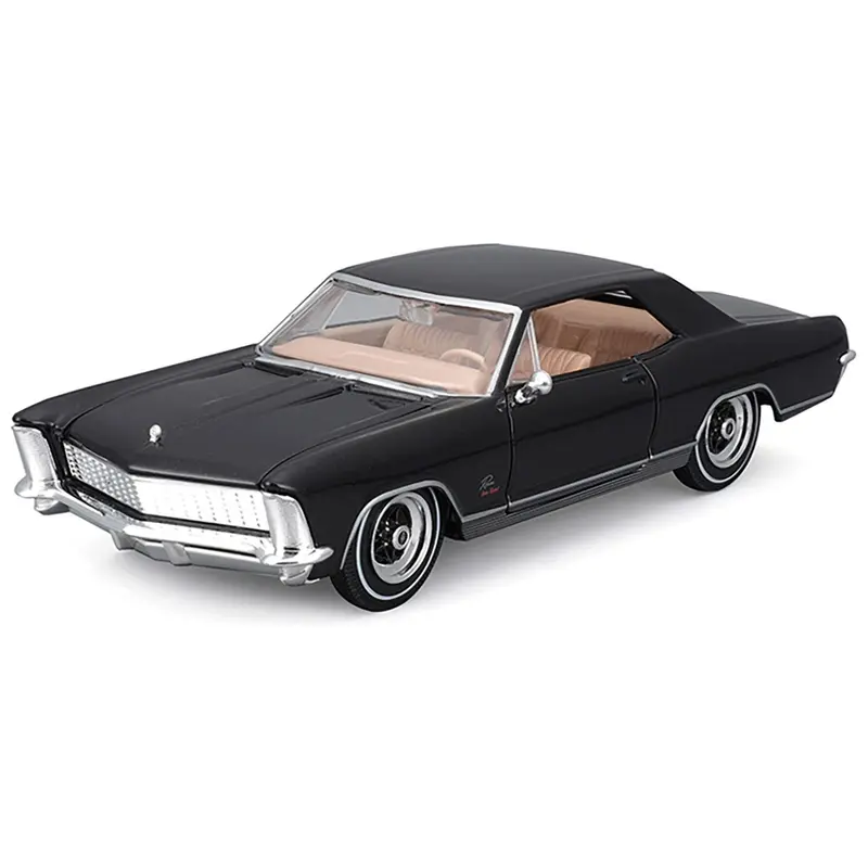 1965 Buick Riviera Gran Sport Black Metallic "Special Edition" Series 1/26 Diecast Model Car by Maisto