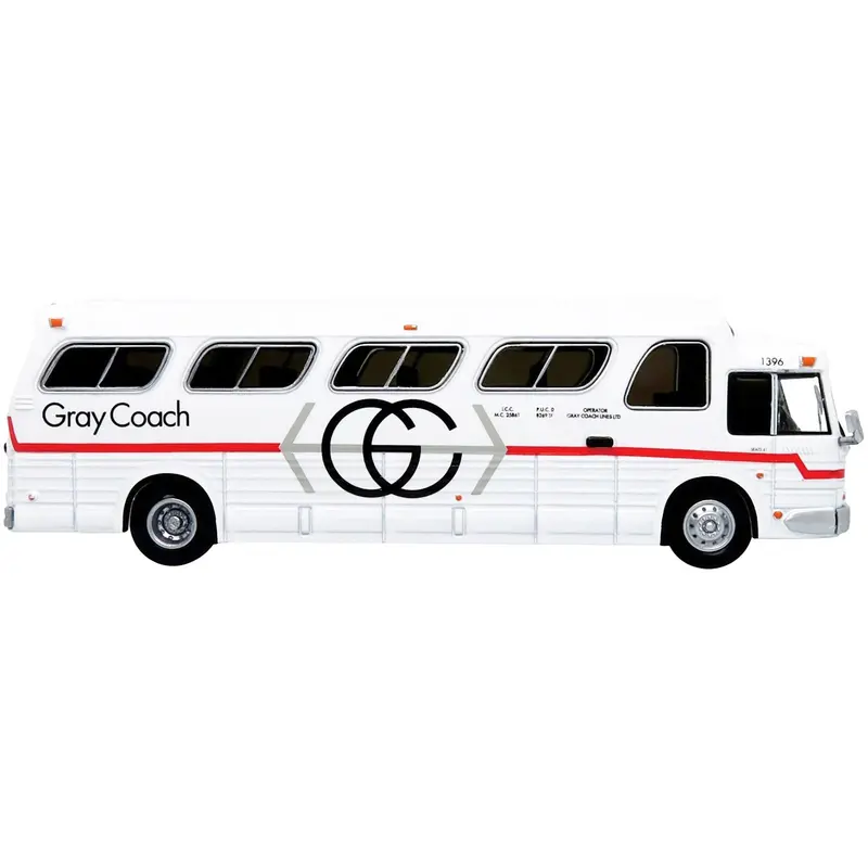 1966 GM PD4107 "Buffalo" Coach Bus "Gray Coach" Destination