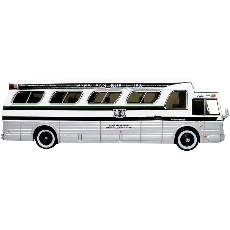 1966 GM PD4107 "Buffalo" Coach Bus "Peter Pan Bus Lines" Destination