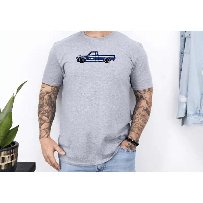 1972 Datsun 620 Pickup JDM Vector Art T-Shirt