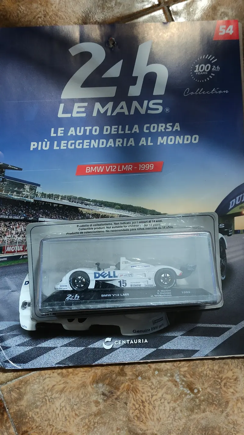 24 ore le Mans . BMW V12 LMR  1999 .  1-43  " NUOVA