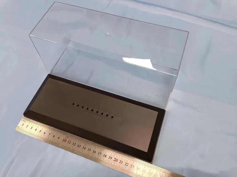 26cm Acrylic Boxes Display Case Stand Box Storing Transparent DustProof for 1