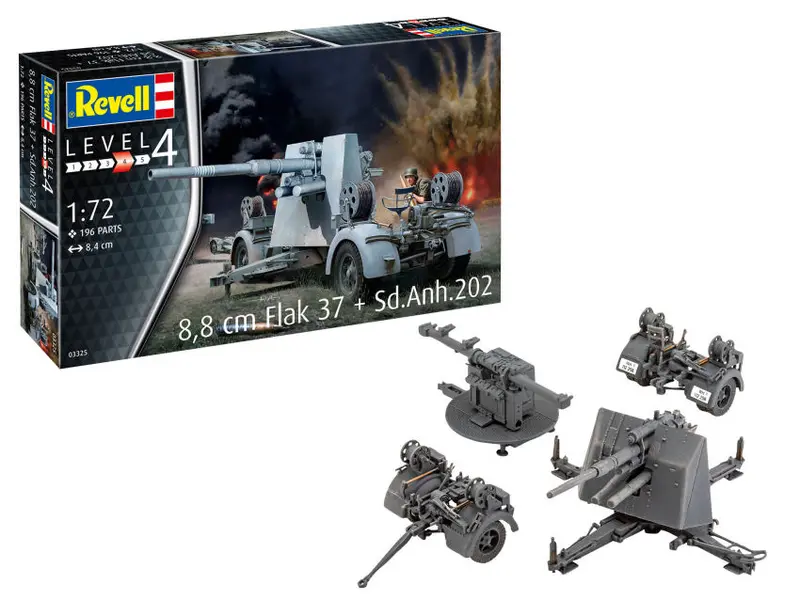 8,8 cm FLAK 37 + Sd.Anh.202 KIT 1