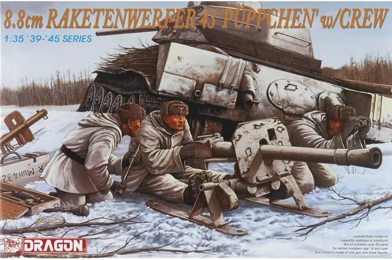 8,8 cm REKETENWERFER 43 "PUPPCHEN" W/CREW KIT 1