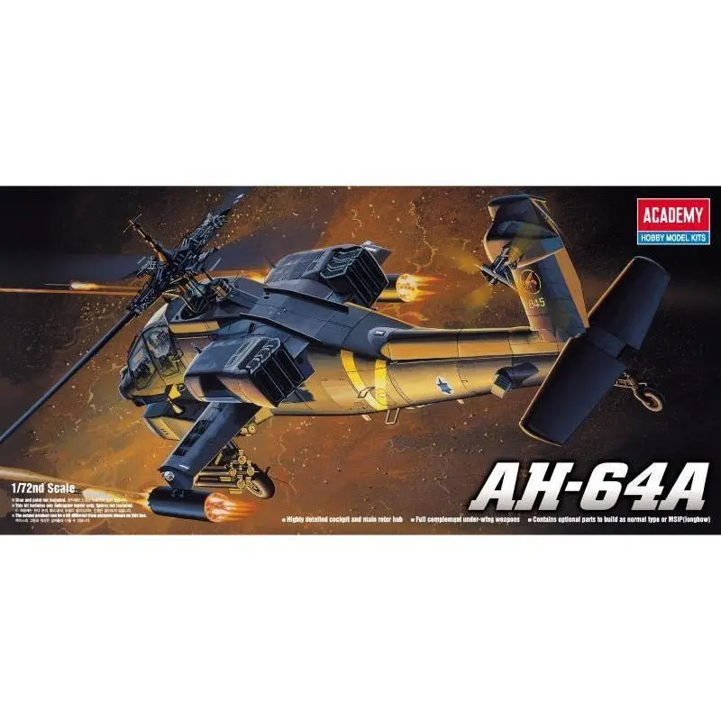 Academy 1/72 AH-64A Apache USA