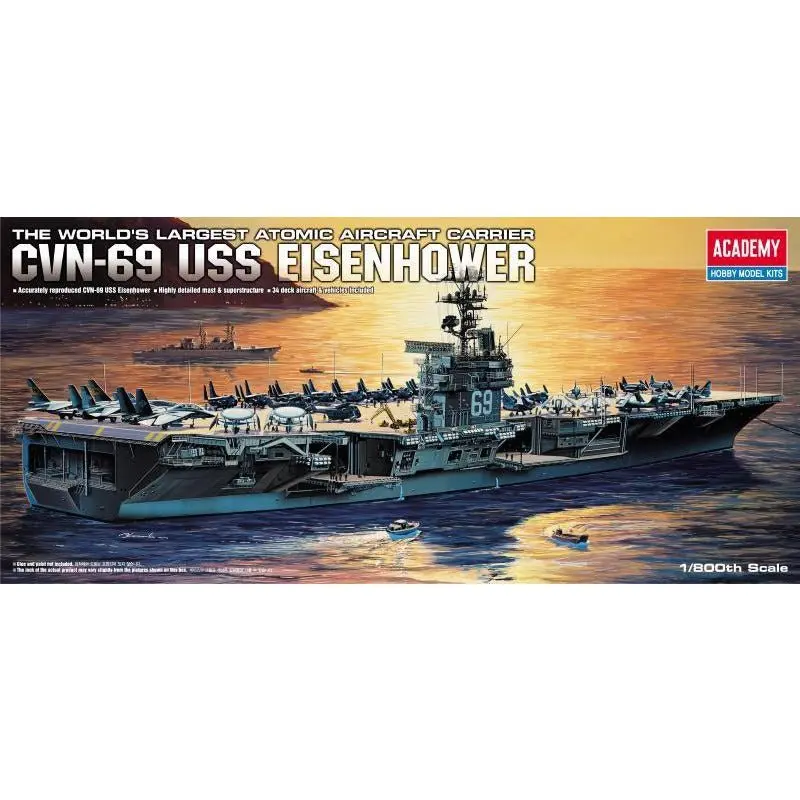 Academy 1/800 USS CVN-69 Eisenhower