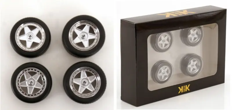 ACCESSORIES FERRARI F40 RIMS AND TIRES SET 1