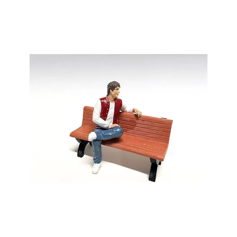 Adam Sitting Figurine for 1/24 Scale Models by American Diorama
