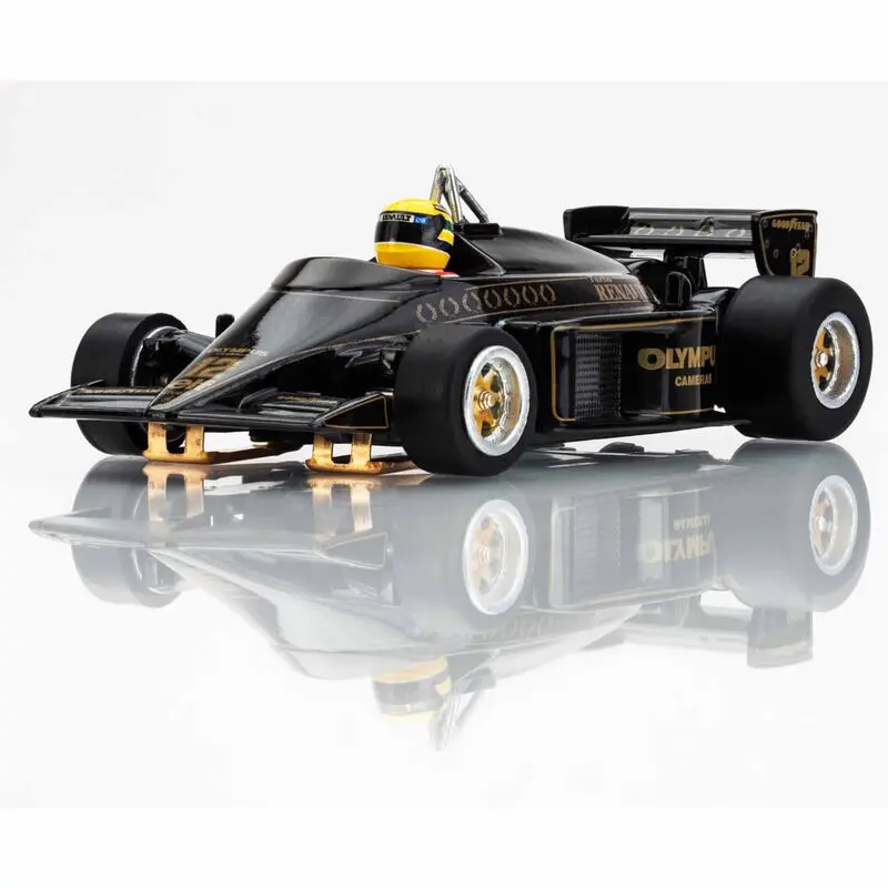 AFX Racing HO 1985 Lotus 97T Formula One Mega G+ Slot Car, Black/ Gold