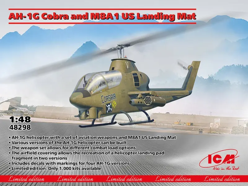 AH-1G COBRA AND M8A1 US LANDING MAT KIT 1