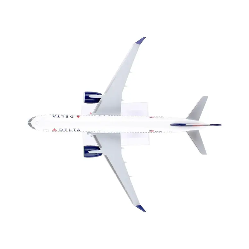 Airbus A220-300 Commercial Aircraft "Delta Air Lines" (N301DU) White with Red and Blue Tail (Snap-Fit) 1/200 Plastic Model by Skymarks