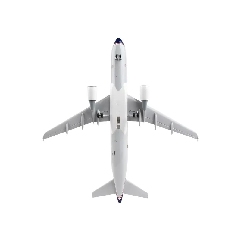 Airbus A320 Commercial Aircraft with Landing Gear "Avianca Colombia" (N284AV) White and Gray with Blue Stripes (Snap-Fit) 1/150 Plastic Model by Skymarks