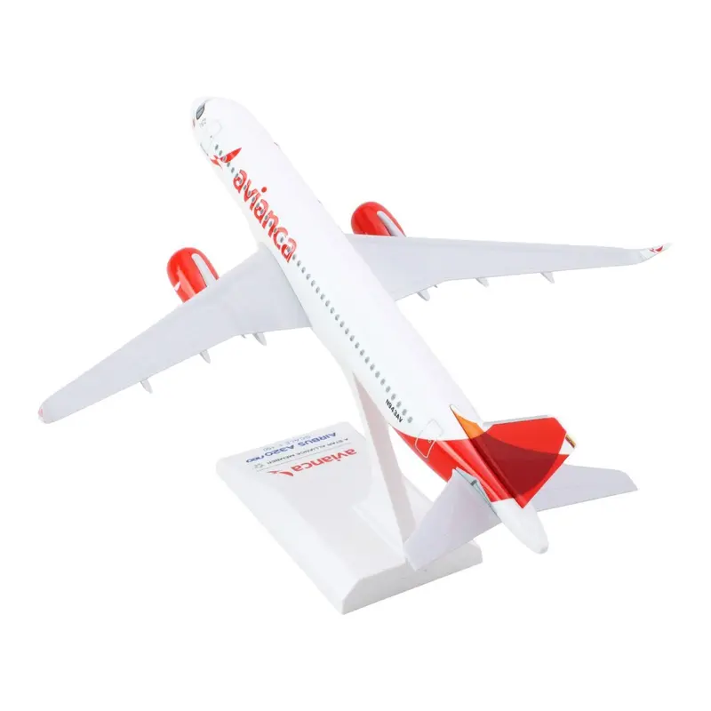 Airbus A320neo Commercial Aircraft "Avianca" (N943AV) White with Red Tail 1/150 Plastic Model by Skymarks