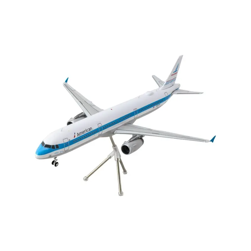 Airbus A321 Commercial Aircraft "American Airlines - Piedmont" (N581UW) White with Blue Stripes "Gemini 200" Series 1/200 Diecast Model Airplane by GeminiJets