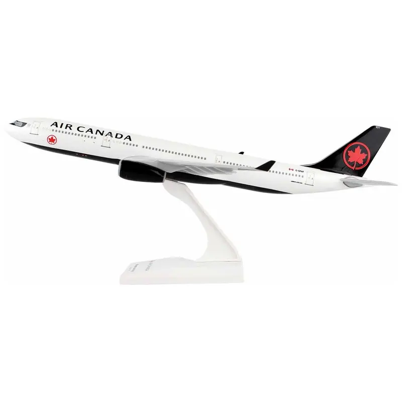 Airbus A330-300 Commercial Aircraft "Air Canada" (C-GFAF) White with Black Tail (Snap-Fit) 1/200 Plastic Model by Skymarks