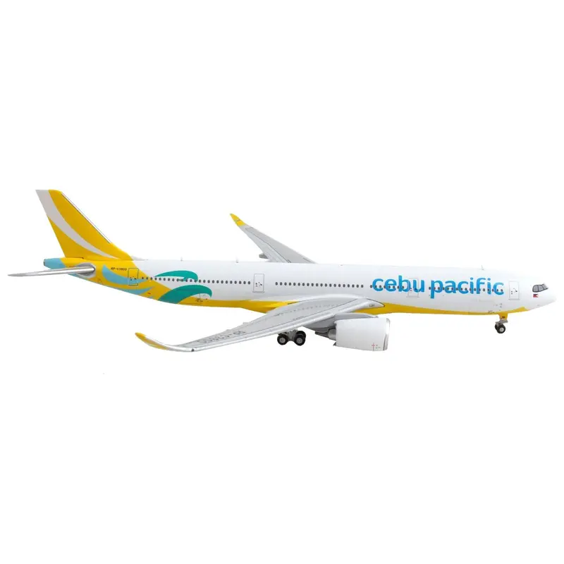 Airbus A330-900 Commercial Aircraft "Cebu Pacific" Yellow and White 1/400 Diecast Model Airplane by GeminiJets