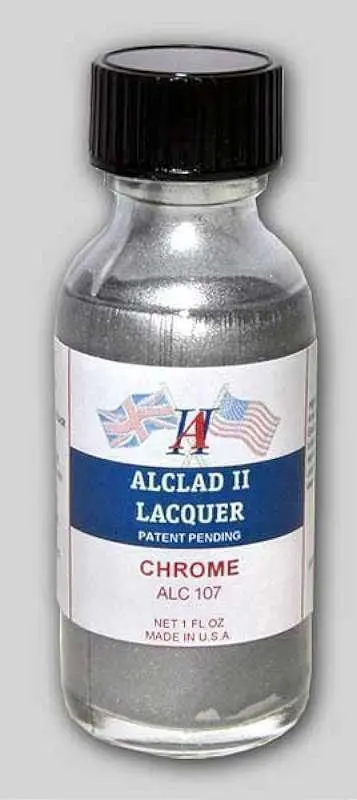 Alclad II ALC-107 Chrome Lacquer Paint 1oz
