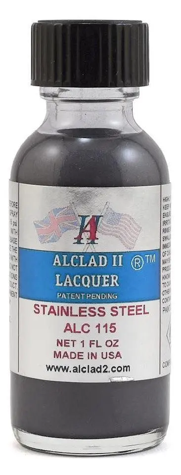 Alclad II ALC-115 Stainless Steel Lacquer Paint 1oz