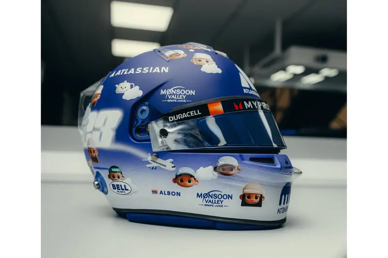 Alexander Albon - British GP - 2025 - Helmet 1
