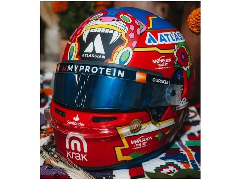 Alexander Albon F1 Mexican GP 2025 Helmet 1