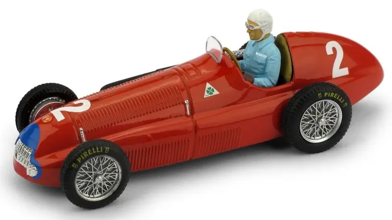 ALFA ROMEO 158 NINO FARINA 1950 N.2 WINNER G.BRITAIN GP WORLD CHAMP.1