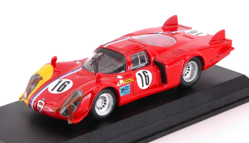 ALFA ROMEO 33.2 CODA LUNGA N.16 SPA 1968 T.PILETT 1