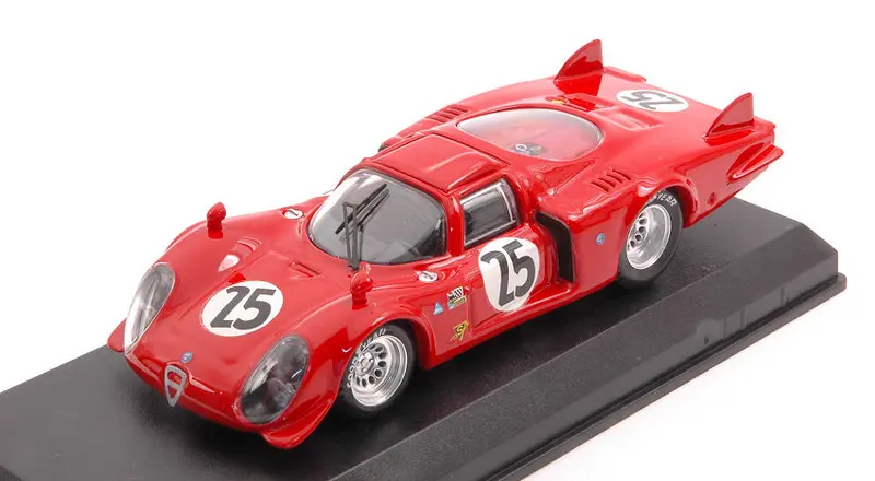 ALFA ROMEO 33.2 N.25 ACCIDENT 24H DAYTONA 1969 DIBOS-CALABATTISTI 1