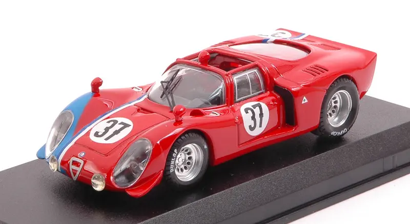 ALFA ROMEO 33.2 N.37 TEST LE MANS 1968 GOSSELIN-TROSCH 1