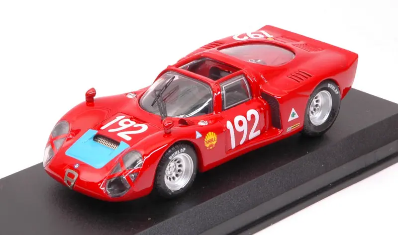 ALFA ROMEO 33.2 SP N.192 2nd TARGA FLORIO 1968 CASONI-BIANCHI 1