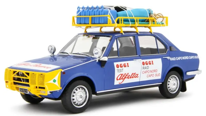 ALFA ROMEO ALFETTA 1.8 RAID CAPO NORD CAPO SUD 1973 1