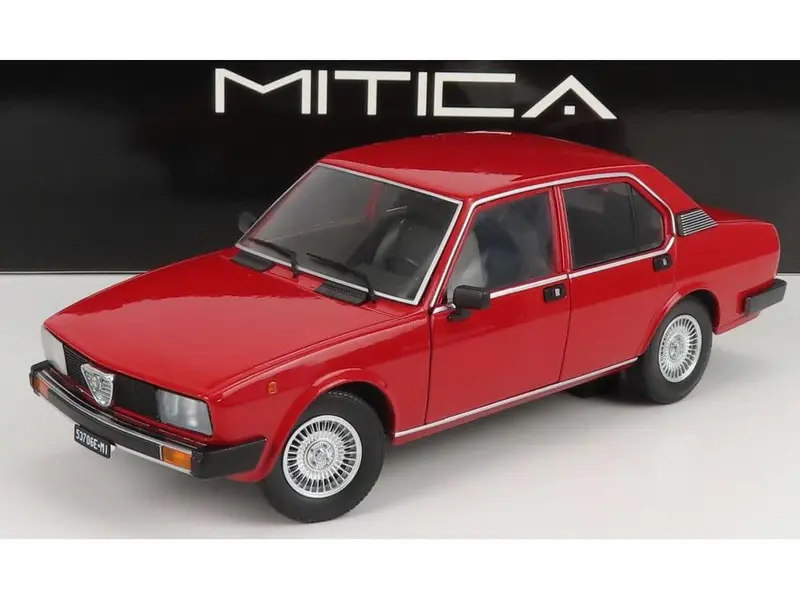 Alfa Romeo Alfetta Berlina 2000L 1978 Cerchi Millerighe Wheels Rosso Alfa Red 1