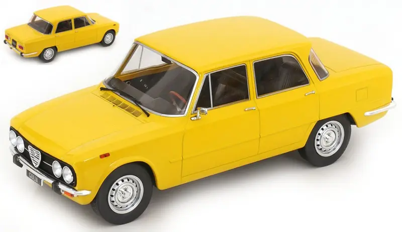 ALFA ROMEO GIULIA NUOVA SUPER 1974 LIGHT YELLOW 1