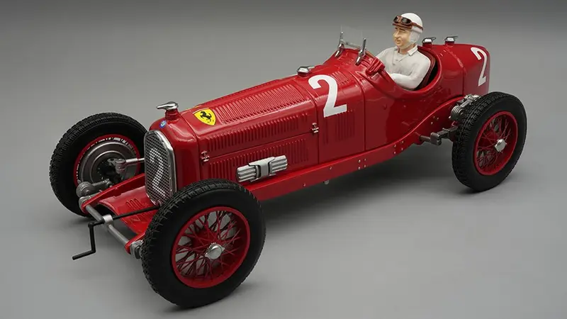 ALFA ROMEO P3 TIPO B N.2 WINN.GERMAN GP 1932 R.CARACCIOLA W/DRIVER 1