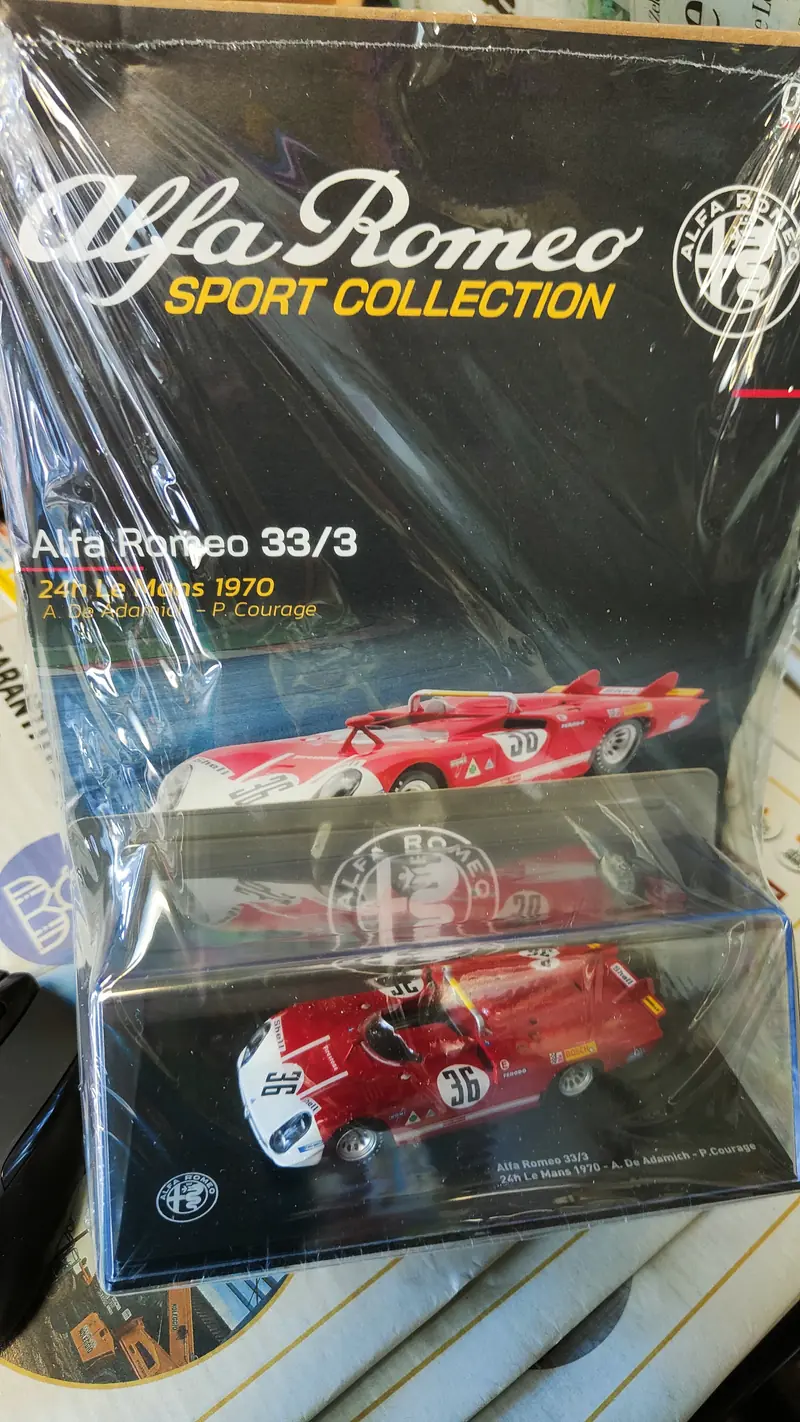 Alfa Romeo sport collection scala 1,43 Alfa Romeo 33/3   24 h le mans 1970     5 uscita
