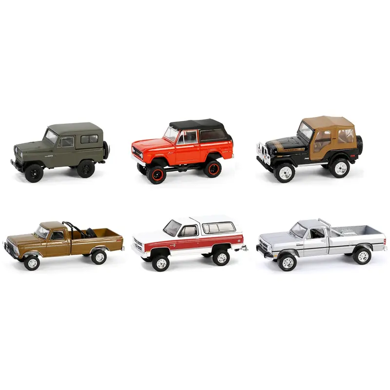 "All Terrain" Series 16 Set of 6 pieces 1/64 Diecast Model Cars by Greenlight
